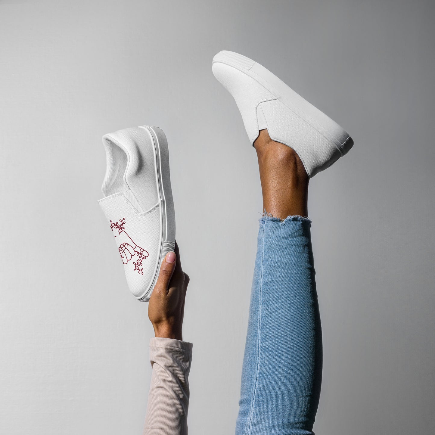 Damen-Canvas-Slipper